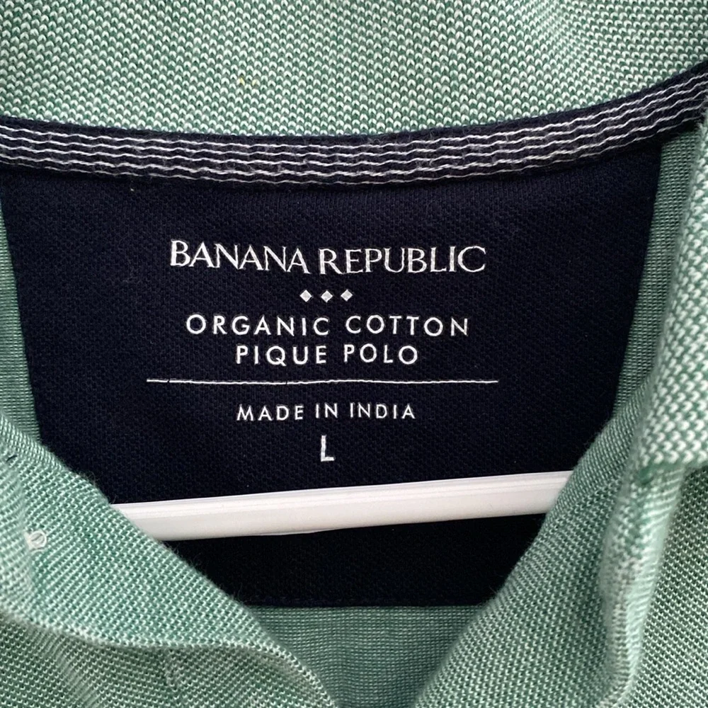 Banana Republic green polo
